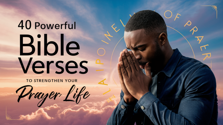 40 Powerful Bible Verses to Strengthen Your Prayer Life
